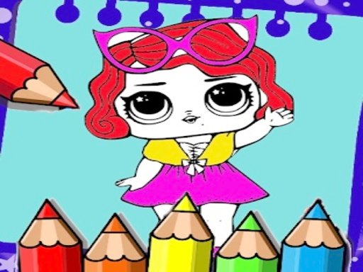 Coloring Dolls Book Online